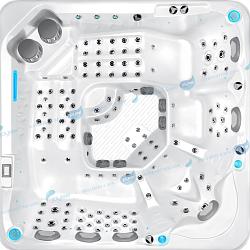 Гидромассажный СПА бассейн Joyee SPA Bremen-R 2200*2200*900