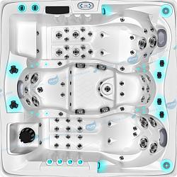 Гидромассажный СПА бассейн Joyee SPA Manhattan-R 2100*2100*920